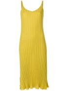 Marni Ribbed Knit Slip Dress - Yellow & Orange