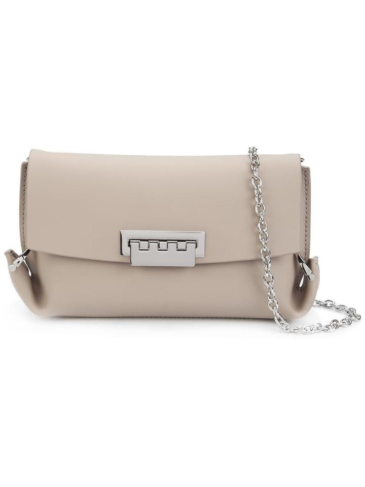 Zac Zac Posen Foldover Top Crossbody Bag, Women's, Nude/neutrals