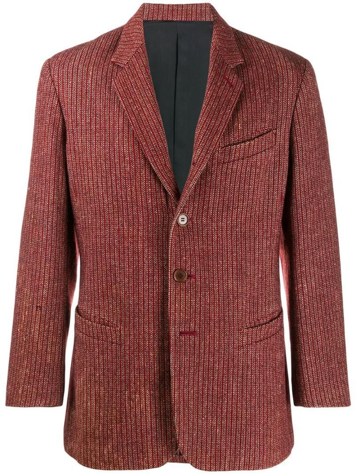 Jean Paul Gaultier Pre-owned Striped Jacket - Red