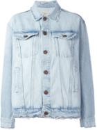 Current/elliott Button Up Denim Jacket, Women's, Size: 2, Blue, Cotton