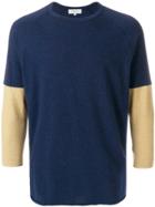 Ymc Contrast Sleeves T-shirt - Blue