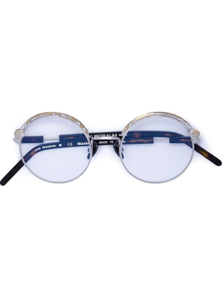 Kuboraum 'mask Z1' Glasses, Black, Acetate/porcelain/metal