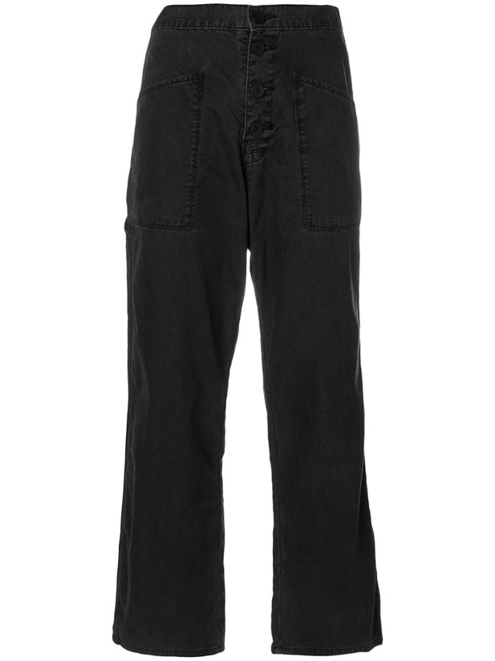 Rta Theodora Cropped Cargo Pants - Black