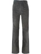 Inès & Maréchal 'ypi' Trousers, Women's, Size: 36, Grey, Lamb Skin