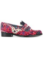 Leandra Medine Patterned Loafers - Multicolour