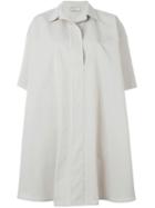 Lanvin Flared Shirt Dress, Women's, Size: 38, Nude/neutrals, Cotton/polyester