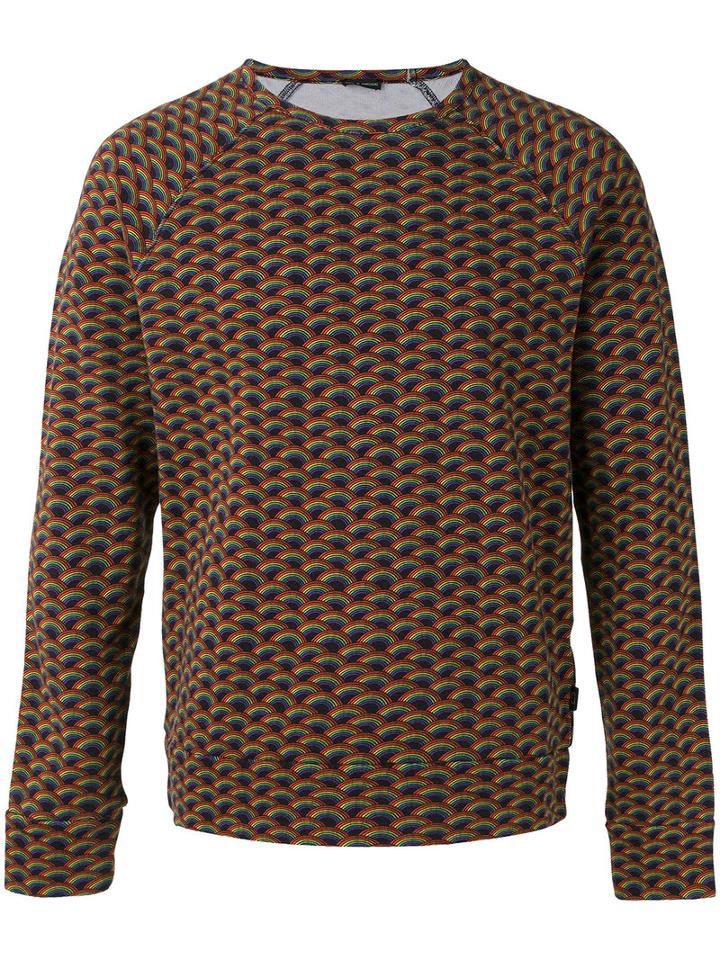Marc Jacobs Rainbow Print Sweatshirt, Men's, Size: Small, Black, Cotton