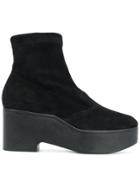 Robert Clergerie Platform Boots - Black
