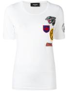 Dsquared2 Patch Detail T-shirt - White