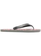Marcelo Burlon County Of Milan Snakes Thong Flip Flops - Black