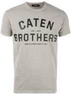 Dsquared2 Caten Brothers T-shirt, Men's, Size: Large, Nude/neutrals, Cotton
