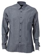 Lanvin Classic Shirt, Men's, Size: 38, Blue, Cotton