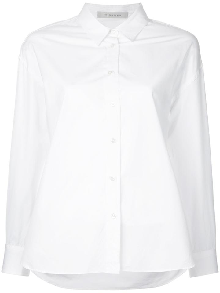 Estnation Boxy Fit Shirt - White