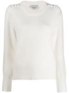 3.1 Phillip Lim Pearl Embellished Sweater - White