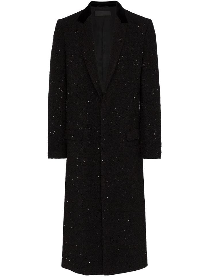 Haider Ackermann Single-breasted Oversized Coat - Black