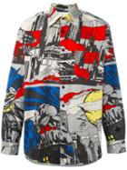 Jc De Castelbajac Vintage Batman Print Shirt, Men's, Size: Xl