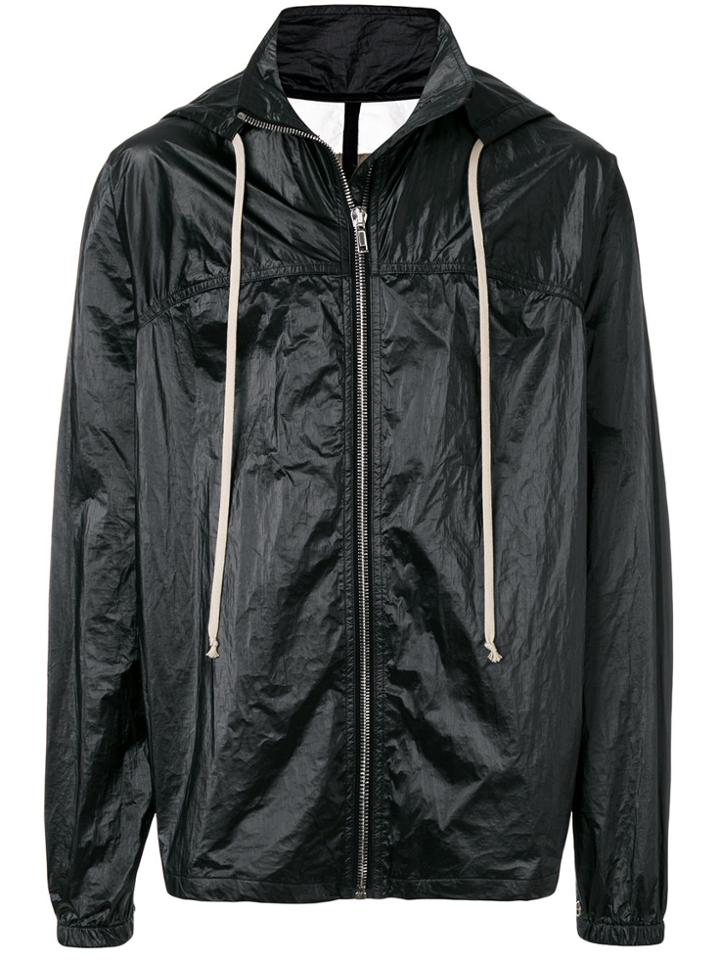 Rick Owens Drkshdw Drawstring Hooded Jacket - Black