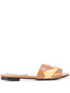 Alberto Fermani Slip-on Low-heel Sandals - Neutrals
