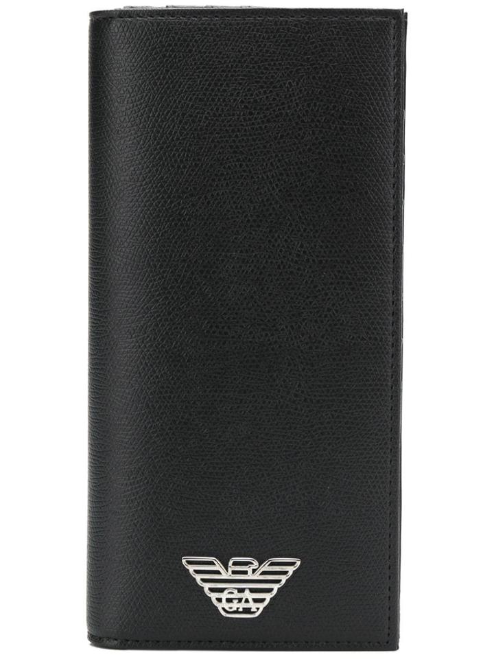 Emporio Armani Folded Wallet With Coin Pocket - Black