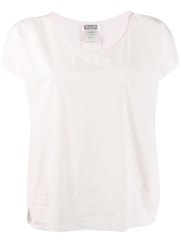 Kristensen Du Nord Short-sleeve Flared Blouse - Pink