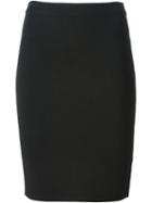 T By Alexander Wang Exposed Zip Pencil Skirt