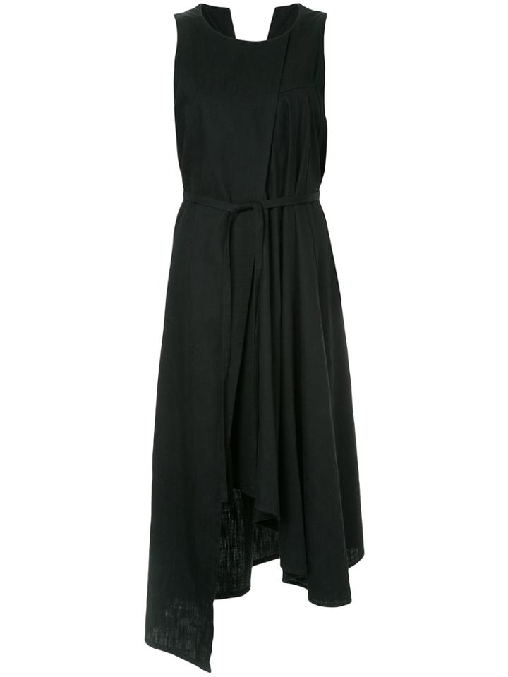 Maison Mihara Yasuhiro Asymmetric Hem Dress - Black