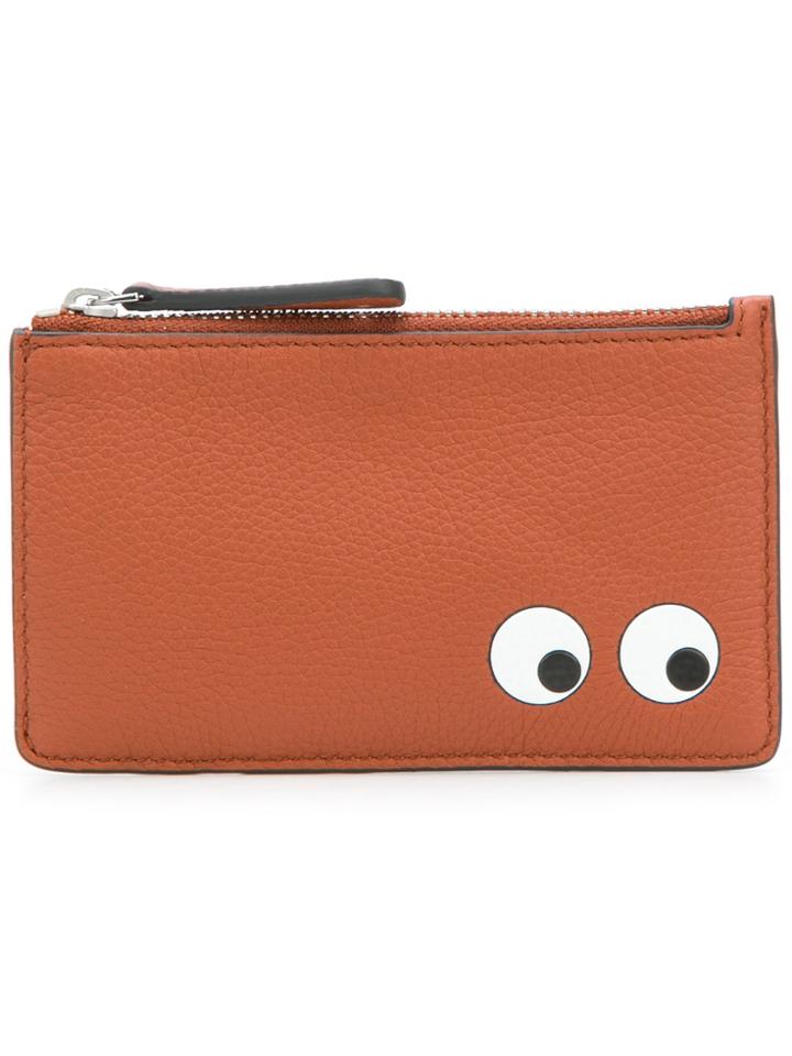 Anya Hindmarch Eyes Card Case - Brown