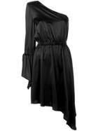Federica Tosi One Shoulder Cocktail Dress - Black