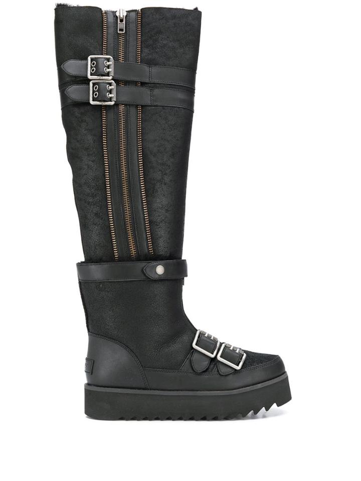 Ugg Australia Knee-length Biker Boots - Black