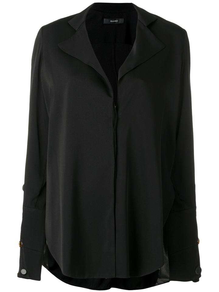 Ellery V-neck Blouse - Black