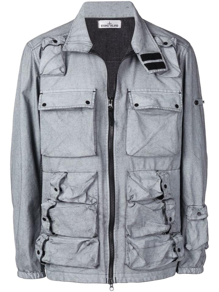 Stone Island Utility Shirt Jacket - Grey
