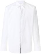 Maison Margiela Contrast Stripe-placket Shirt - White