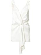 Victoria Beckham Draped Front Blouse - White