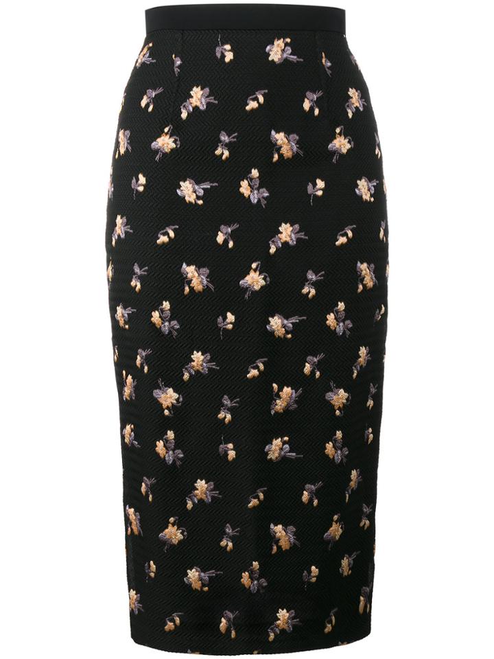 Roland Mouret Norley Pencil Skirt - Black