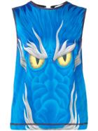 Jw Anderson Sleeveless Dragon Top - Blue