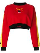 Gcds Yachting Club Cropped Sweatshirt - Red