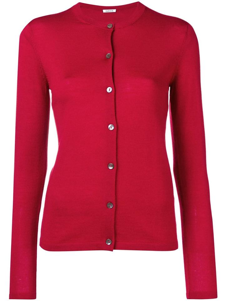P.a.r.o.s.h. Buttoned Cardigan - Red