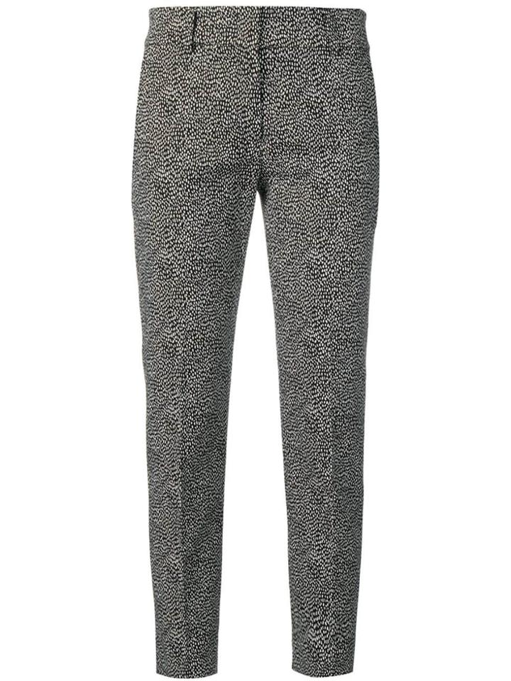 Piazza Sempione Slim Cropped Trousers - Black