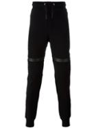 Les Hommes Knee Patch Track Pants, Men's, Size: Xs, Black, Cotton/leather