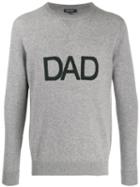 Ron Dorff Cashmere Slogan Sweater - Grey