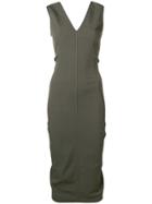 Rick Owens Fitted Sleeveless Dress - Grey