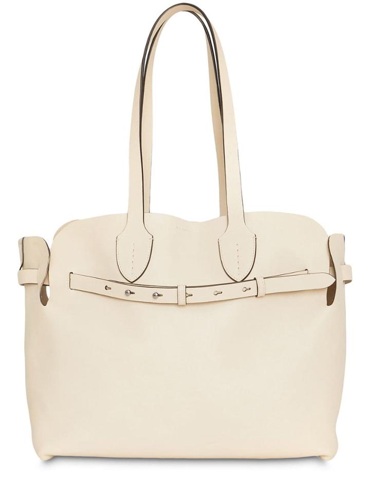 Burberry The Medium Soft Leather Belt Bag - Limestone
