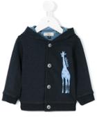 Armani Junior - Giraffe Print Cardigan - Kids - Cotton/polyester - 24 Mth, Blue