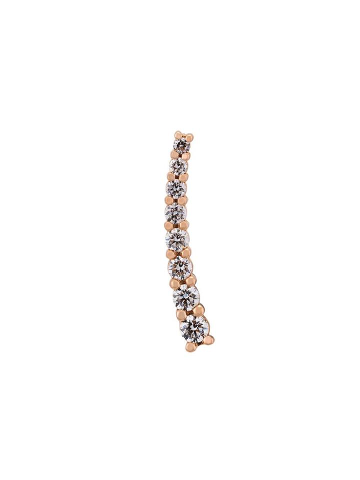 Alinka Small Dasha Diamond Slider Earring - Metallic