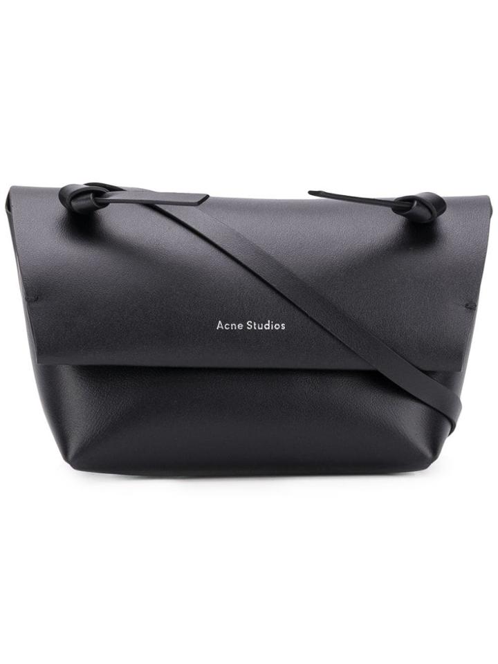 Acne Studios Flap Shoulder Bag - Black