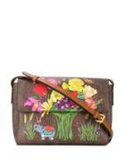 Etro Floral Print Shoulder Bag - Brown