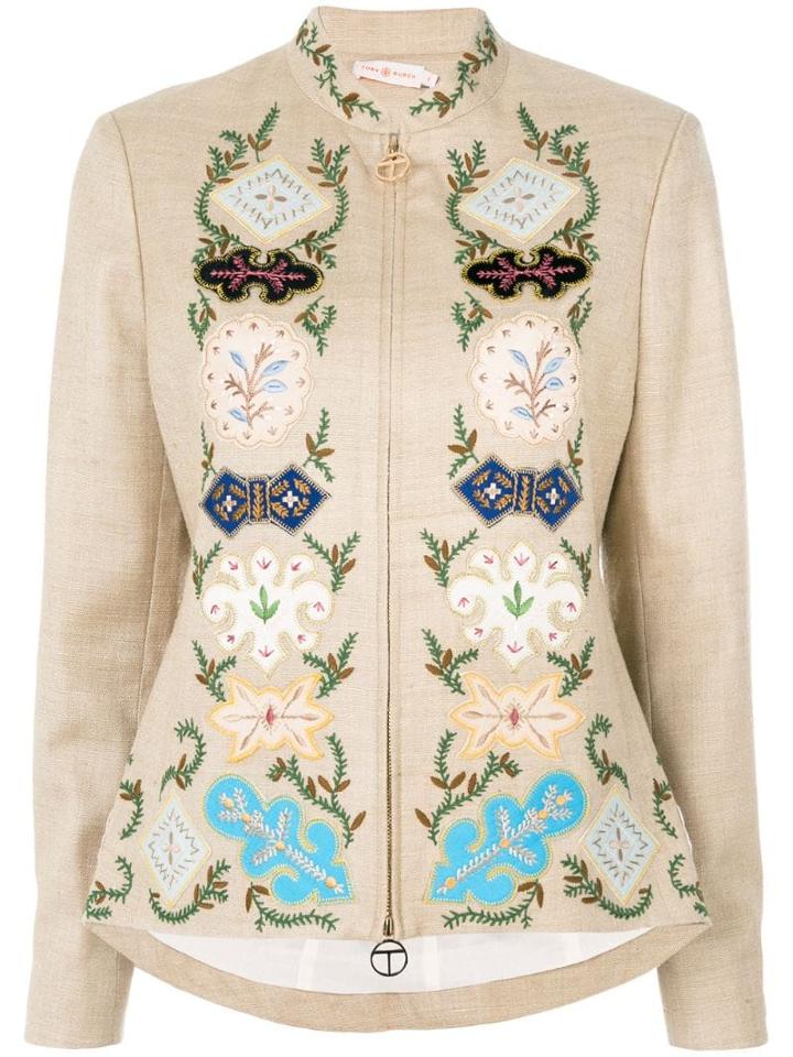 Tory Burch Damian Jacket - Neutrals