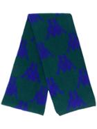 Kappa All-over Logo Knitted Scarf - Green