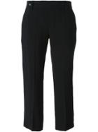 Rick Owens Cropped Trousers, Women's, Size: 44, Black, Acetate/viscose