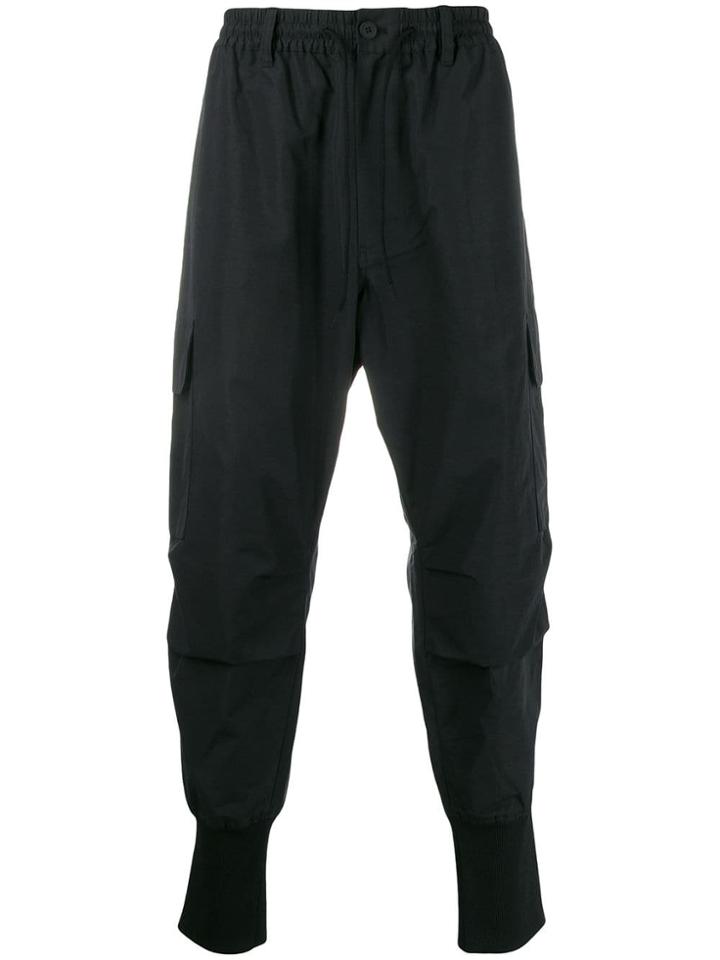 Y-3 Panelled Cargo Pants - Black